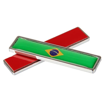 Brazilijos Vėliava Logotipas Ženklelis Lipdukas, Automobilių Reikmenys, Jaguar, Jeep 