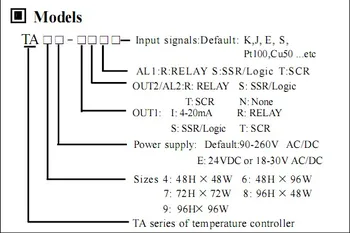 Dual Digital F/C PID Termostatas Temperatūros ControllerTA4-SNR(1 SSR Valdymo išėjimas+1 signalas)+2M 6.6 ft 100mm PT100 Zondas