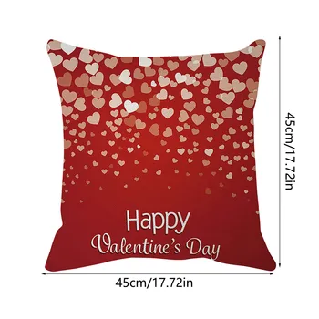 2021 Valentino pagalvės užvalkalą Velykų Valentino Dienos Tema-Namų Dekoravimas Patalynė Užvalkalas Sofos Pagalvėlė Padengti Funda almohada