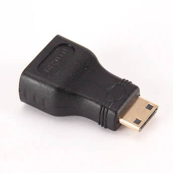 1PC Mini HDMI į HDMI Konverteris Auksą, Padengtą HD Pratęsimo Adapteris Jungtis, skirta Vaizdo TV HDTV 1080P