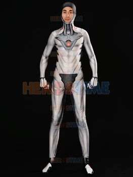 3D Spausdinimo Genji Kostiumas Nihon Odos Spandex Mens Žaidimas Superhero Genji Cosplay Kostiumai, Zentai Užsakymą Bodysuit