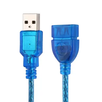 Aukštos Kokybės 1/1.5/2/3 M Anti-Trukdžių USB 2.0 Extension Cable USB 2.0 Male Į USB 2.0 Moterų Pratęsimo Duomenų Sinchronizavimo Laidas Laidas