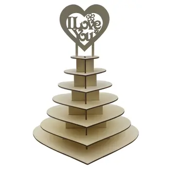Ferrero Rocher, aš Tave Myliu, Širdies Piramidės Vestuvių Šokolado Desertas Stendas M6CE