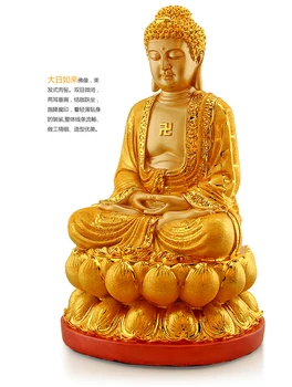 Atidarymo šviesos, Buda, Aukso spalvos ornamentu, Budizmas statulėlės, Shakya Muni Skulptūra, Amitabha statula, dovanos