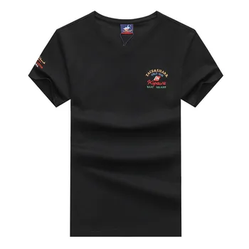 Europos Stiliaus Prekės ženklo Tace & Shark t-shirt Vyrams šortai Vasarą 2 gabalas vyrų Rinkiniai Sportinę Tracksuit Vasaros Sportsuit Prakaitas Kostiumas