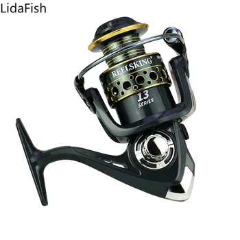 LidaFish KB2000-7000 Super Light Verpimo Žvejybos Ritės Metalo Ritės 5.2:1 Pavaros Santykis Karpių Žvejybos Ritė, Žvejybos Reikmenys