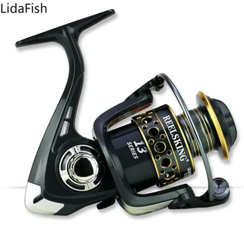 LidaFish KB2000-7000 Super Light Verpimo Žvejybos Ritės Metalo Ritės 5.2:1 Pavaros Santykis Karpių Žvejybos Ritė, Žvejybos Reikmenys