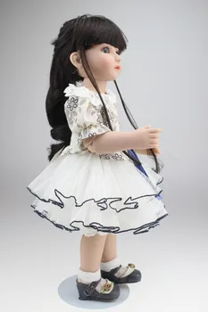 45cm 18inch Mergina 1/4 SD/BJD Doll žaislai mergina lėlės vaikams gimtadienio dovanos modeliavimo maudytis princesė sijonas Kolekcionuojamos lėlės, skirtos parduoti