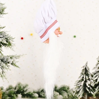 Kalėdų Eglutė Topper Santa Claus Durų Lango Kabo Ornamentu Namuose Šventė Naujų Metų Kalėdų Dekoracijos