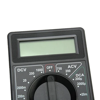 DT-830B Plastiko Ohmmeter LCD Voltmeter Mini Volt Testeris Auto Svyruoja Kišeninis Multimetras Bandymas Sukelti Rankinis Skaitmeninis Praktinių