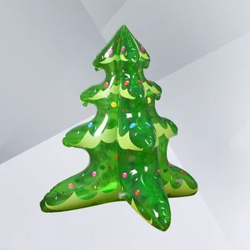 Mielas Pripučiamų Kalėdų Eglutė Lengvas Žalia Patvarus, Saugus, Pripučiami Medžio Etape Puošybos Festivalis Kalėdų Dieną