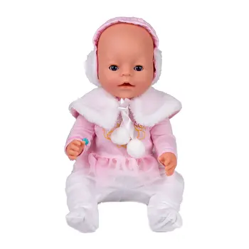 Rinkinį žiemos drabužių lėlėms tipas kūdikis gimė (tiktų ir kailiai, ausines) baby love blc07