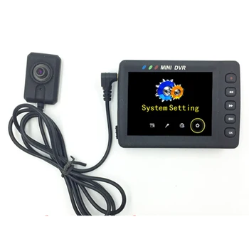 Policijos vaizdo kameros su įrašymo funkcija, o 2,7 colių LCD ekranas, nešiojamas DVR kamera