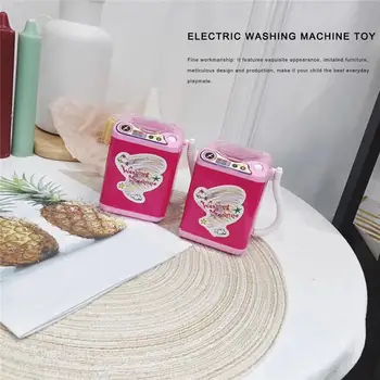 Mini Skalbimo Mašinos Modeliavimo Žaislas Vaikams Žaisti Namų Elektros Žaislas Namų Ruoša Klasės Švietimo Žaislai, Spalvos Atsitiktinis