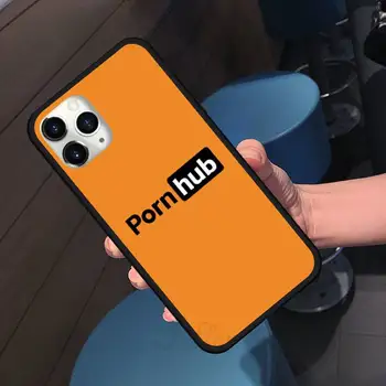 SEKSUALUS mados Pornhub pieno Telefono dėklas Skirtas iphone 7 8 12 11 XR XS pro Max Mini plus Minkštas silikoninis dangtelis korpuso funda