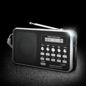 Nešiojamų Mini Am Fm Radijas Stereo Garsiakalbis Parama Sd/Tf Kortelė Su Usb