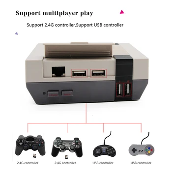Retro Retroflag NESPI+ Atvejis, Vaizdo Žaidimų Konsolės Aviečių Pi 3B Įrengtas Gamepad Paramos HDMI Out TV Žaidimas Žaidėjų