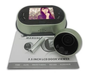 3.5 colių LCD Skaitmeninis Durų Viewer Akutė Doorbell 170 laipsnių Home Security durų bell Foto Kamera fotografavimo 3.5