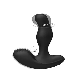 Levett Cezaris USB Įkrovimo Prostatos Massager 360 Laipsnių Sukimosi Belaidžio Nuotolinio Valdymo Prostata Vibratorius Vyrų Analinio Sekso Žaislai
