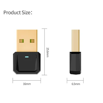 Bluetooth 5.0 USB Adapteris Siųstuvas, Imtuvas,Bevielės Pelės, Klaviatūros Garsiakalbis
