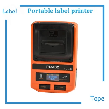 2018 Naują atvykimo aukštos kokybės Mini nešiojamieji label maker spausdintuvo etiketės juostos spausdintuvas terminis etikečių spausdintuvas mašina Max 50mm popieriaus