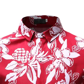 Marškinėliai Vyrų 2020 Naujas Prekės ženklas Havajų Marškinėliai 3D Spausdinimo Marškinėliai vyriški Prarasti Mados Atsitiktinis ilgomis Rankovėmis Camisa Masculina Gėlių Marškinėliai