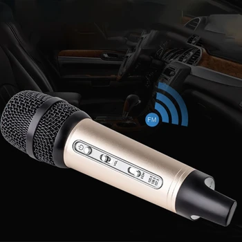 C200 Mikrofonas Mini Automobilių Mikrofonas, Wireless FM Mikrofono Triukšmo slopinimas Belaidis Ryšys