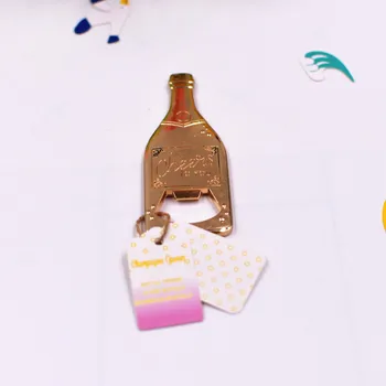 100 pcsNew Kūrybos Auksinė šampano, alaus atidarytuvas Partijų Vestuvių Dovana