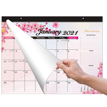2021-2022 Stalinis Kalendorius 18 Mėnesių Mėnesio Planuotojas 2021 Stalo Kalendorius Memo Dienos Grafiko, Darbotvarkės Tvarkyklė Biuras