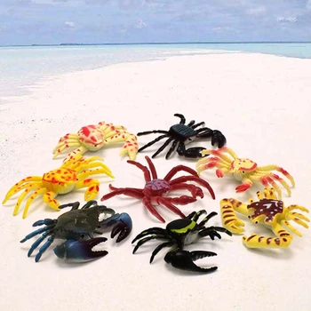 2020 Naujas Modeliavimo Gyvūnų Krabų Modelis Ocean Beach Life Šalies Maišelį Užpildų Vaikams, Žaislų, Dovanų