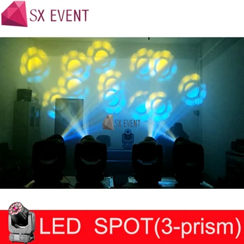 8pcs/daug 90W LED spot judančios galvos šviesos RGBWA UV 6IN1 LED Spot Plauti Juda Žibintas Du Funkcija Vietoje Plovimo