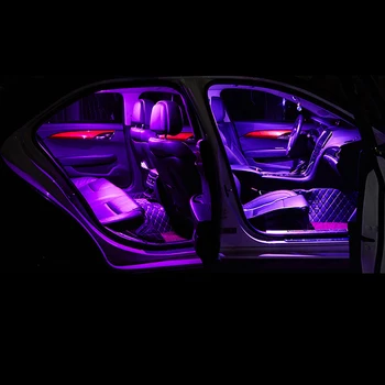 7pcs Balta Auto Lemputės, LED Automobilių Šviesos Interjero Rinkinys, Skirtas 