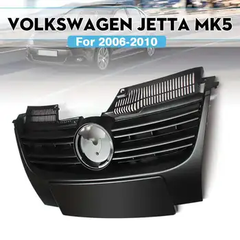 Automobilio Priekinė Viršutinė Bamperio Grotelės, Grotelės, Skirtos Volkswagen, Jetta MK5 2006 m. 2007 m. 2008 m. 2009 m. 2010 Black Automobilių Reikmenys