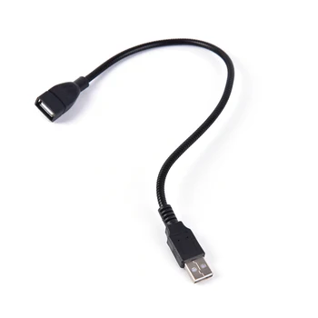 USB LED Šviesos Vyrų ir Moterų prailginimo Laido Adapteris, Metalo Žarna KOMPIUTERIO Darbalaukį