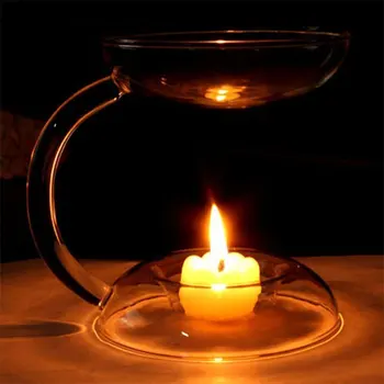 Aromato Žvakė Turėtojas Vonios Kambarys Naftos Degiklis Aromato Terapija Viryklė Lentelė Stiklo Žvakidė Dekoro Elegantiškas Aromato Difuzorius Home & Living