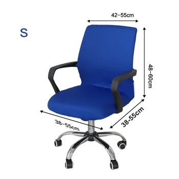 Modernus Kompiuteris Pasukama Kėdė Padengti Poliesterio Elastingas Audinys, Biuro Ju Baro Kėdė Padengti Lengvai Plaunamas Nuimamas