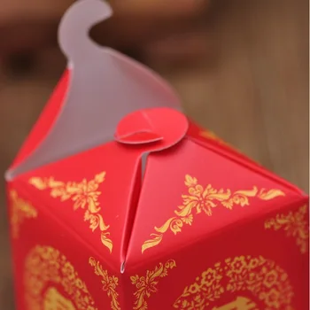 DHL Nemokamas pristatymas 500pcs raudona Nuotaka sedanas kėdė kinijos Vestuvių Naudai Dėžės dovanų dėžutė saldainių dėžutė pakavimo dėžutė