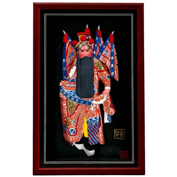 Apdailos Menai, amatai, mergina dovanos susituokti Huang Zhong, Trijų Karalysčių skaičius, Pekino Operos paveikslėlio rėmelį, sienų apdaila,