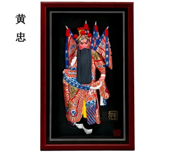 Apdailos Menai, amatai, mergina dovanos susituokti Huang Zhong, Trijų Karalysčių skaičius, Pekino Operos paveikslėlio rėmelį, sienų apdaila,