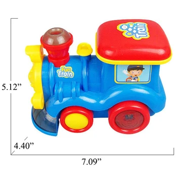 Eikite Garo Traukinio Lokomotyvas Vaikams - Klasikinis baterijomis, Žaislų Variklio Automobilių su Dūmais, Šviesos ir Garso (Realus Vandens Garų