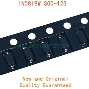 100VNT 1N5819W SOD123 S4 1N5819 SOD-123 SMD 1206 Schottky diodas Naujas ir Originalus