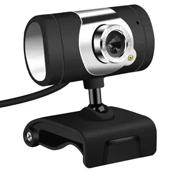 USB 2.0 480P Web Cam HD Kamera, Kamera Su MIC Mikrofonas Nešiojamas Kompiuteris PC spalva Juoda Sąsiuvinis I3M8