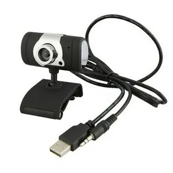 USB 2.0 480P Web Cam HD Kamera, Kamera Su MIC Mikrofonas Nešiojamas Kompiuteris PC spalva Juoda Sąsiuvinis I3M8
