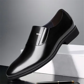 Italijos juoda oficialų bateliai vyrai mokasīni, vestuvių suknelė, batai, vyrams, lakinės odos oksfordo bateliai vyrams hommes chaussures en cuir naujas