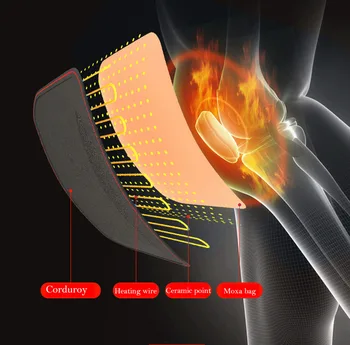 Elektros antkelius nuolat sąnarių šiltas Moxibustion kelio fizioterapija šildymo aparatai Kojos massager vyrų ir moterų H0118