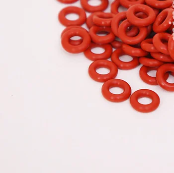 30pcs 2mm vielos skersmuo raudona silikono sandarinimo žiedo išorinio vandeniui izoliacija guminė juosta 23 mm-išorinis skersmuo 30mm