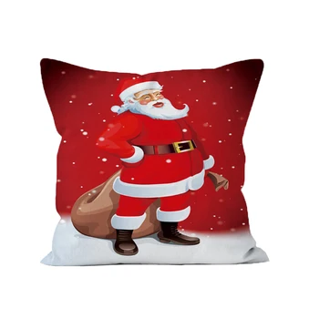 Santa Claus Užvalkalas 16 Animacinių Filmų Spausdinimo Kalėdų Užvalkalas Vaikų Švenčių Raudona Svetainė, Dovana, Namų 3 Dydžių Užvalkalas