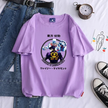 Daiyamondo wa Kudakenai medvilnės Marškinėliai Mados T-shirt Ulzzang Estetinės Moterų Drabužių Atsitiktinis Grunge Estetinės Unisex marškinėliai