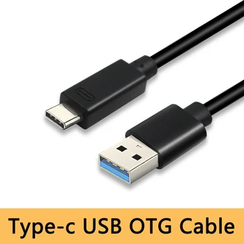 OTG Kabeliu Vyrų USB3.0 C Tipo prie USB OTG Adapterio Tipas-C Micro Įkroviklis Duomenų Kabelis Konverteris Xiaomi 