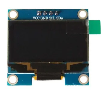 1.3 colių 4P Balta/Mėlyna OLED Ekranas SH1106 Ratai SSD 128*64 IIC Sąsaja (Ver. B)